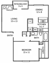 Woodbridge Crossing Floor Plan Woodbridge Crossing Apartment Homes, Temple, Texas, TX, apartments in Temple, Temple Rentals, Temple Apartments, Temple Apartments for Rent