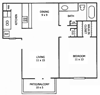 Woodbridge Crossing Floor Plan Woodbridge Crossing Apartment Homes, Temple, Texas, TX, apartments in Temple, Temple Rentals, Temple Apartments, Temple Apartments for Rent