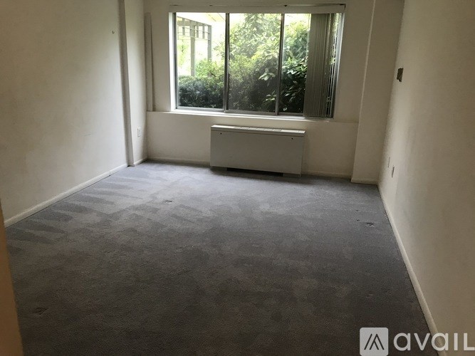 A room with a window and a radiator on the wall.