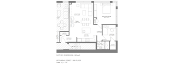 1 Bedroom, 1 Bathroom