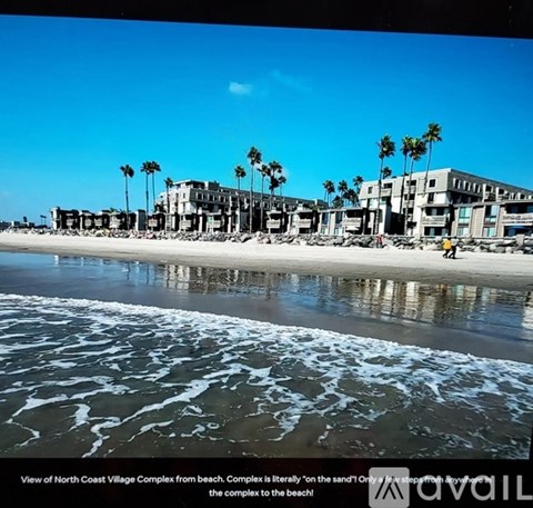 A beachfront view of the North Coast Village Complex.