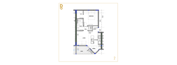 1 Bed 1 Bath - D2