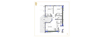 2 Bed 1 Bath - B
