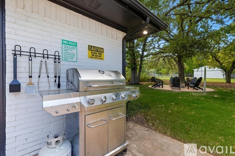 A BBQ grill is available for use.