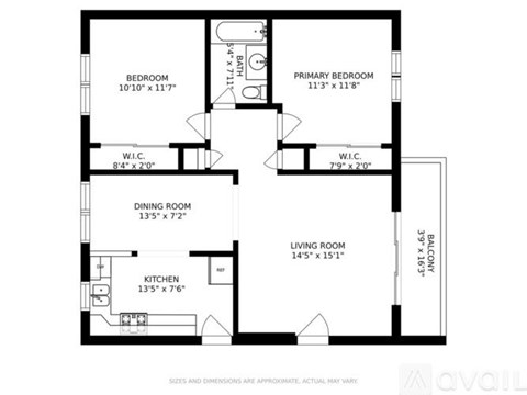 A floor plan of a house with labeled rooms and dimensions.