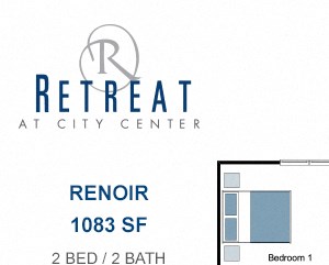 Renoir two bedroom apartment for rent Renoir two bedroom apartment for rent