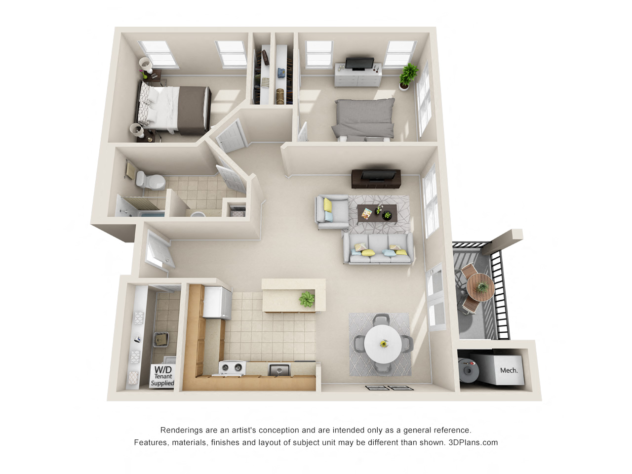 2 Bedroom