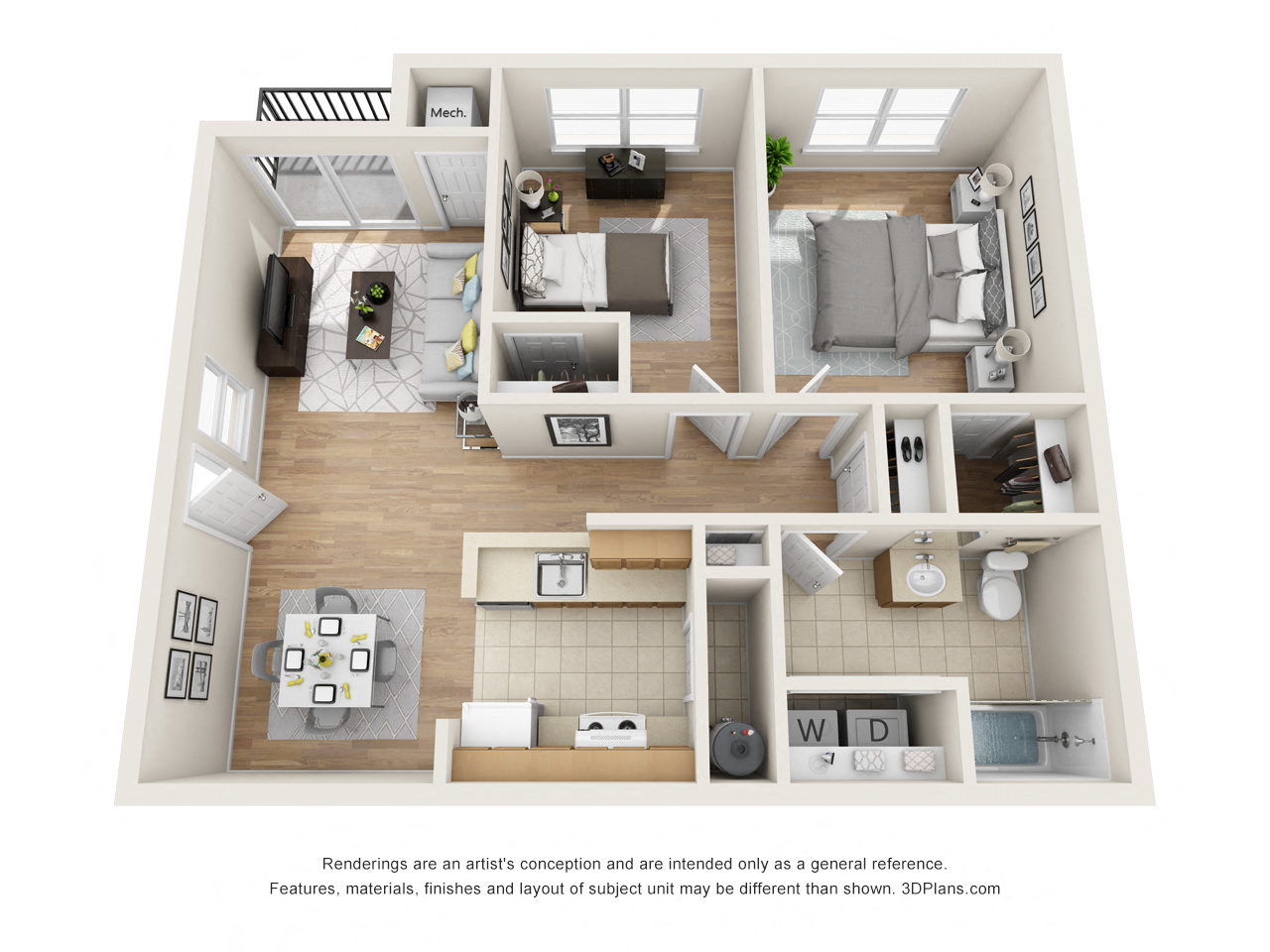 2 Bedroom