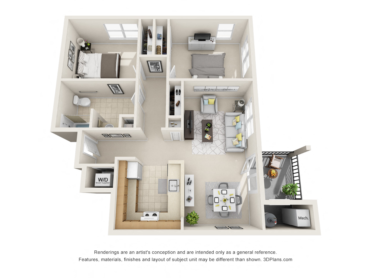 2 Bedroom