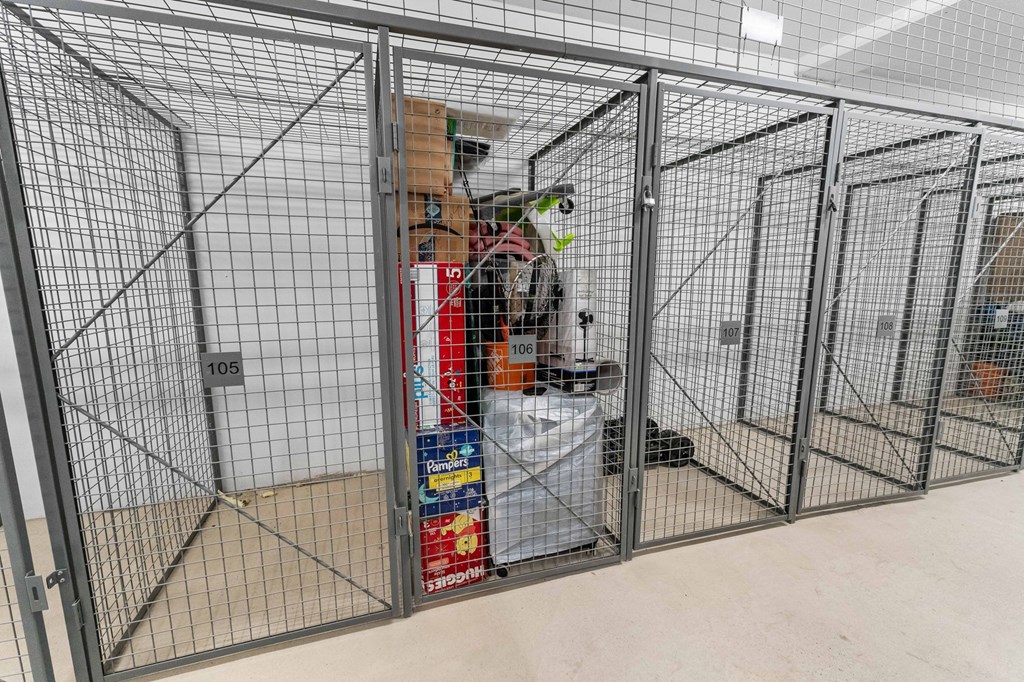 A metal fence with the number 105 on it.