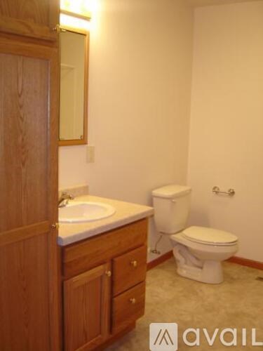 A bathroom with a toilet and sink.