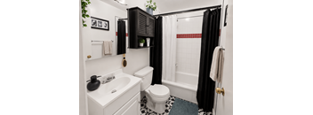2 Bedrooms, 1 Bathroom