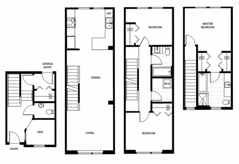 XL233: 1-9733 University Crescent 4 Beds Apartment for Rent