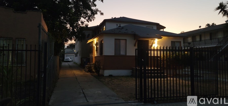 A house is available for sale in the evening.