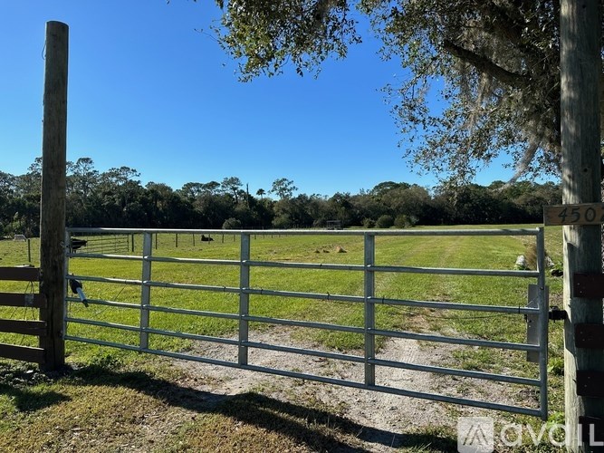 A gate with a number 50 on it is closed.