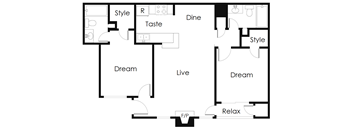 floor plan options in our east riverside apartments