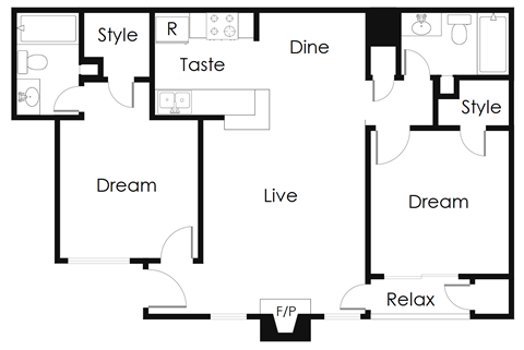 floor plan options in our east riverside apartments