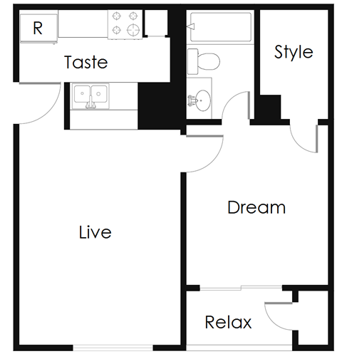 floor plan options in our east riverside apartments