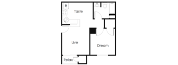 floor plan options in our east riverside apartments