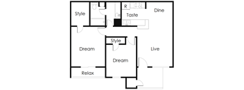 floor plan options in our east riverside apartments