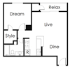 floor plan options in our east riverside apartments