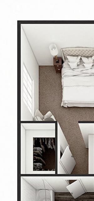 3 bedroom apartment floor plan