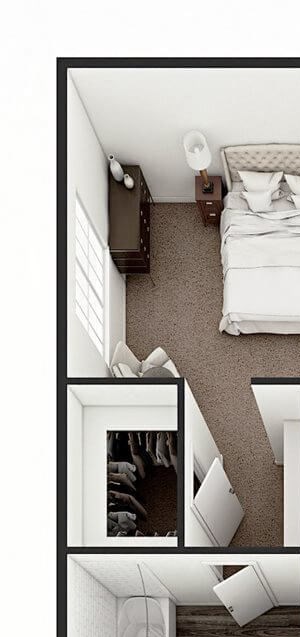 3 bedroom apartment floor plan