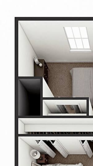 3 bedroom apartment floor plan
