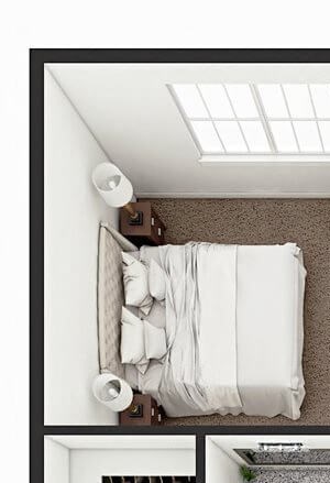 2 bedroom apartment floor plan