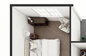 2 bedroom apartment floor plan