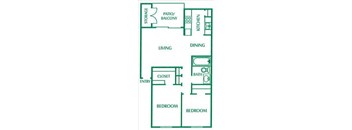 Two Bedroom - One Bath