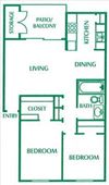 Two Bedroom - One Bath