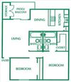 Two Bedroom - Two Bath