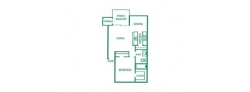One Bedroom - One Bath Large Standard