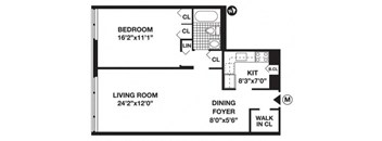 1BR 1BA Gateway 100