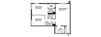 2BR 2BA Gateway 400