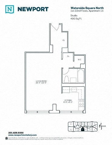 121 Town Square Place Studio-4 Beds Apartment for Rent - Photo Gallery 36