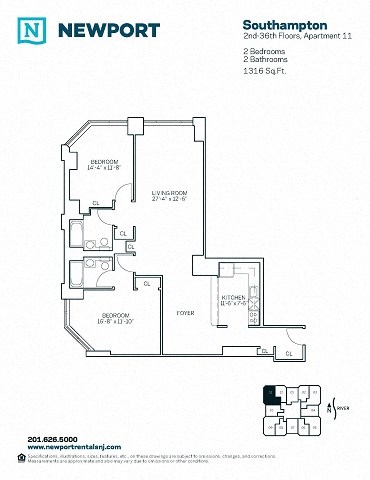 121 Town Square Place Studio-4 Beds Apartment for Rent - Photo Gallery 32