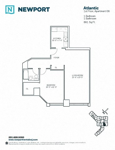 121 Town Square Place Studio-4 Beds Apartment for Rent - Photo Gallery 22