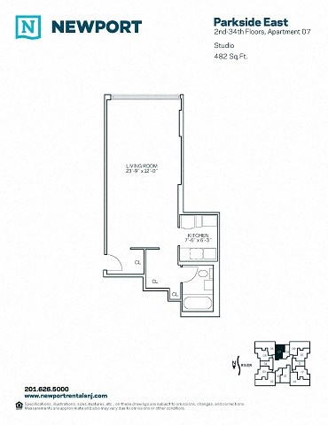 121 Town Square Place Studio-4 Beds Apartment for Rent - Photo Gallery 40