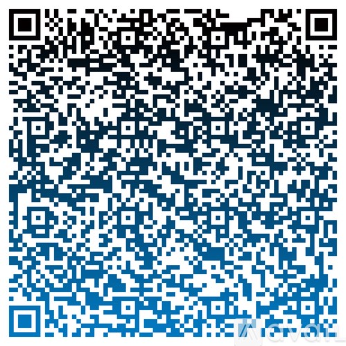 A QR code is displayed with a white background and black squares.