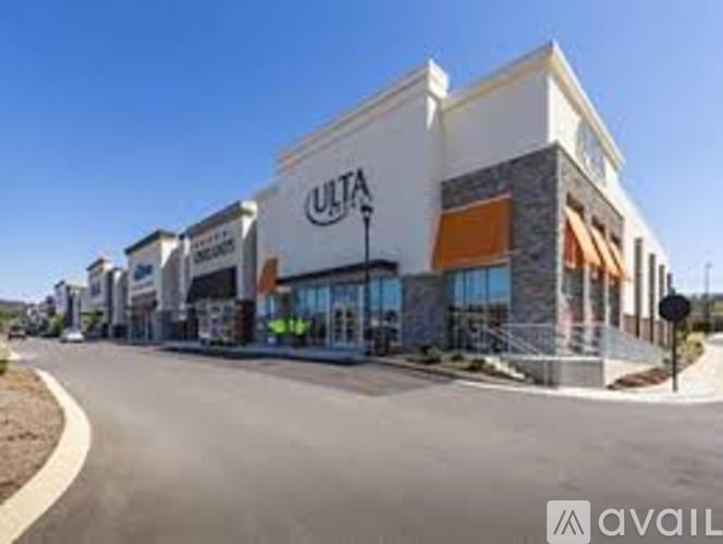 A large building with the word "ULTA" on it.