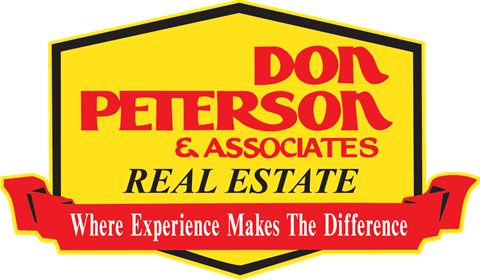 A logo for Don Peterson & Associates Real Estate.