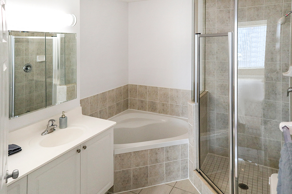 The Bay Club updated bathroom 1