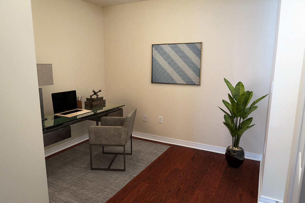 Den with Office Desk