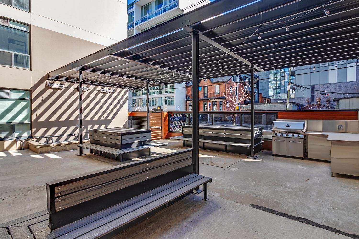 East Courtyard with BBQ