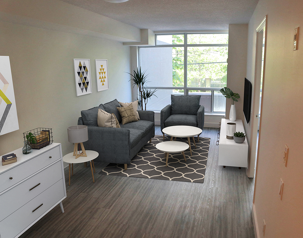 Renovated Living Room