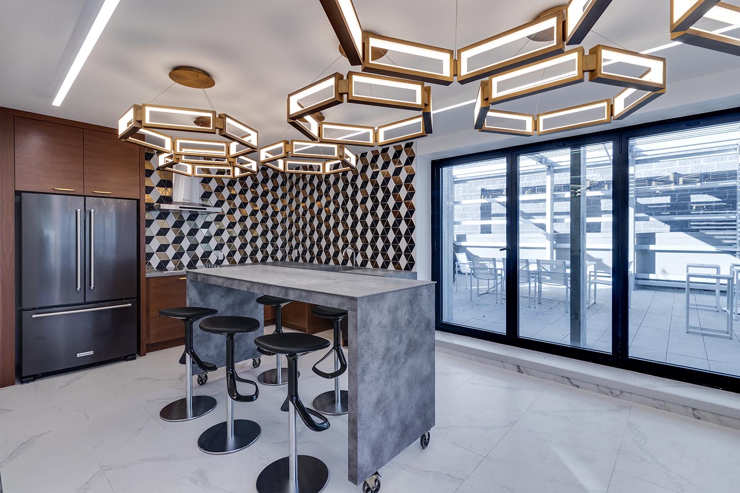 Residents Lounge with Kitchen