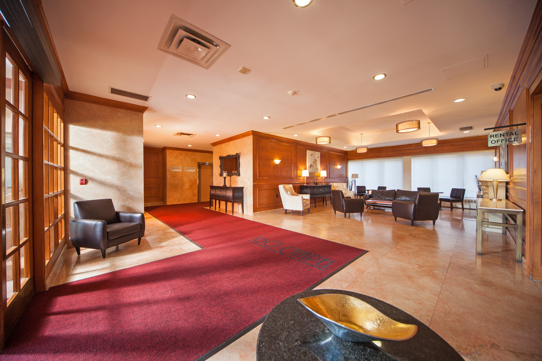 Apartment Lobby with Seating Area