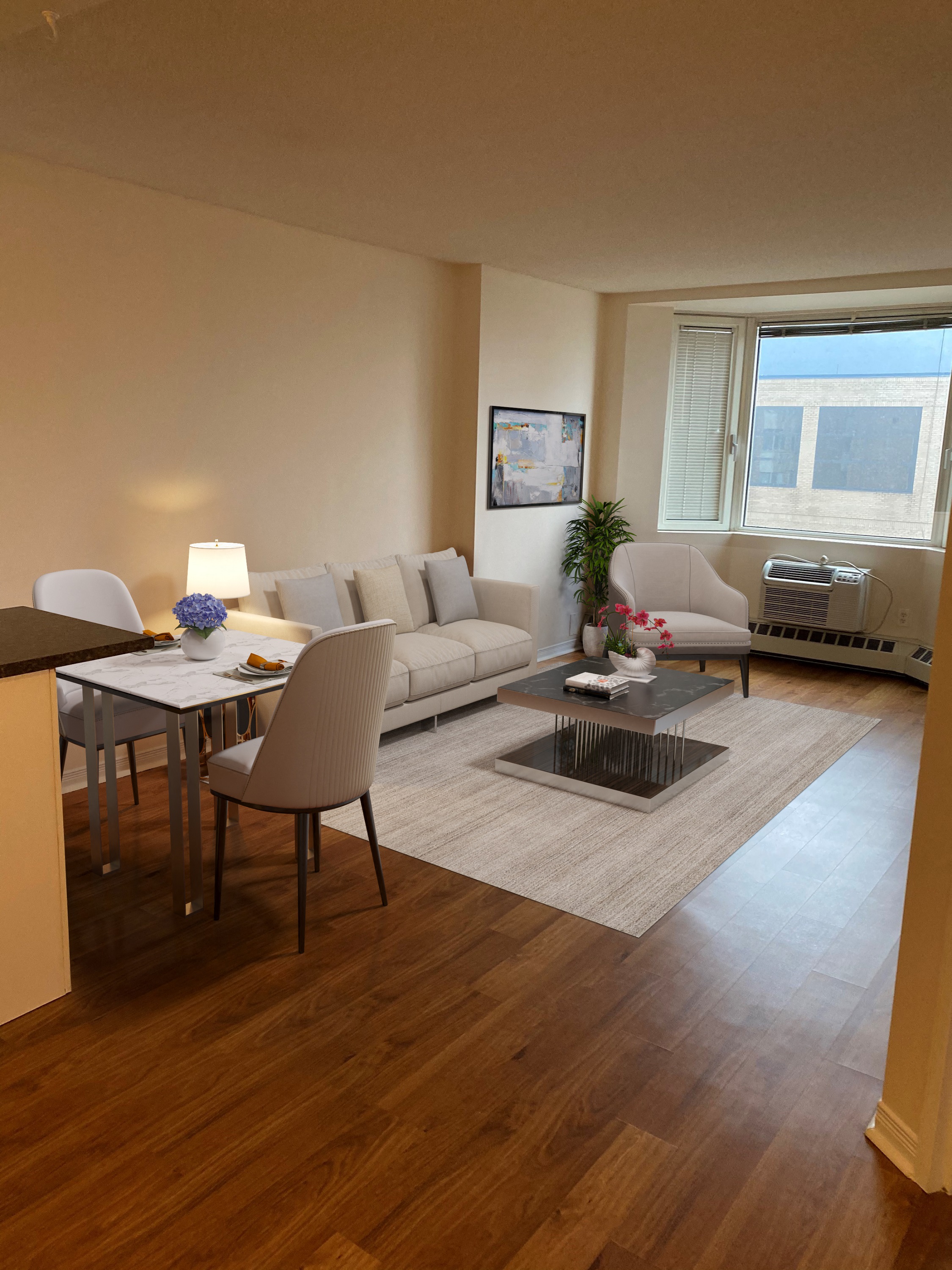 Dining Area and Living Room